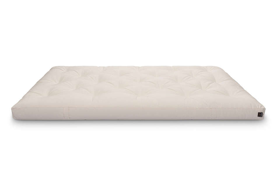 Materac 120x200 naturalny z lateksem - Futon Pascall Slim Duo Latex Ecru