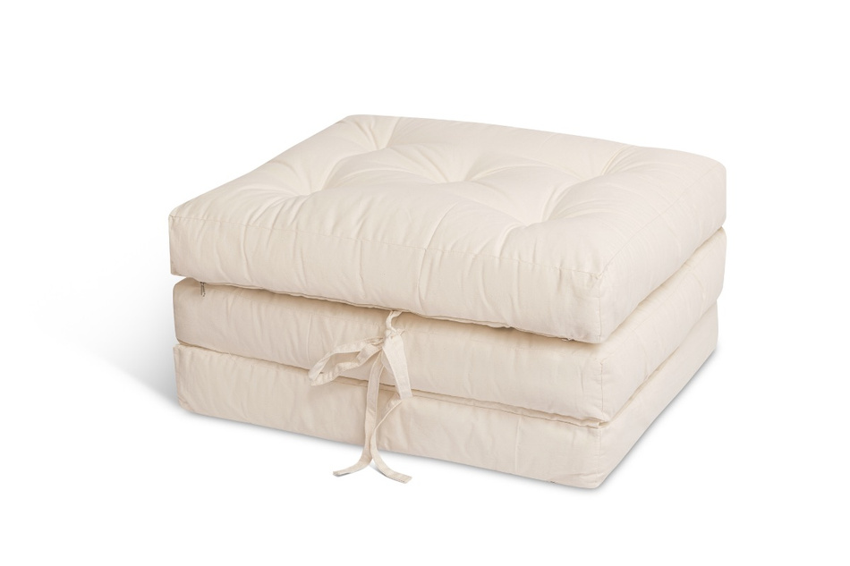 Materac Składany 70x200 z lateksem - Futon Pascall Flex Latex Gołębi Popiel