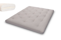 Materac 160x200 naturalny z lateksem - Futon Pascall Slim Latex Szary