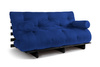 Sofa rozkładana 160x200 - Slim Exclusive Black - Pascall Futon Modrakowy