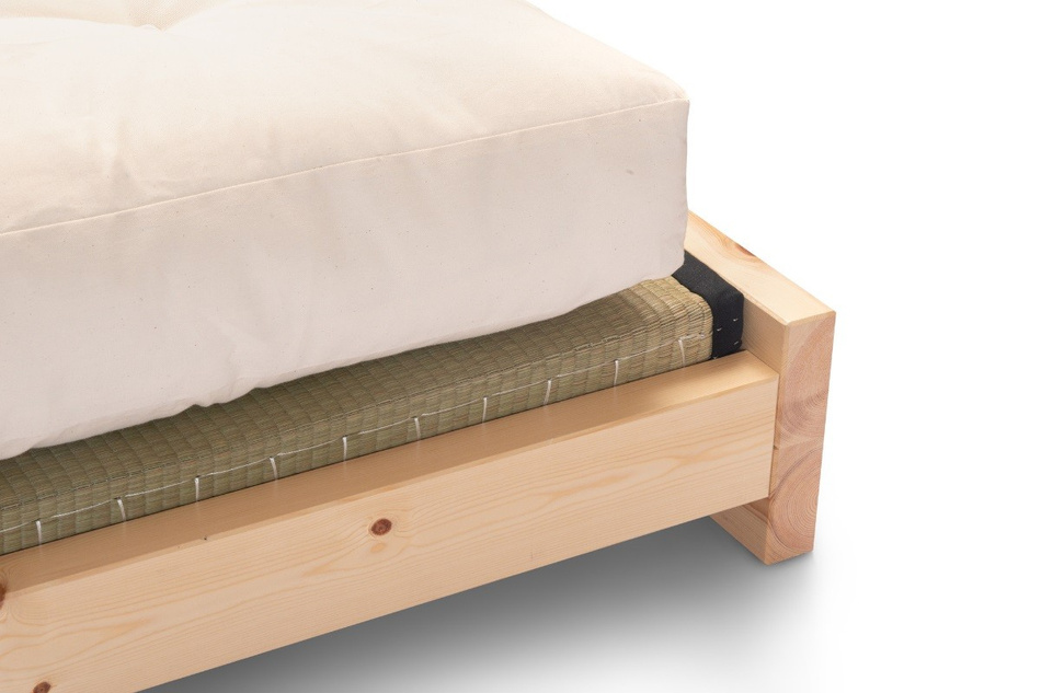 Pascall Łóżko Drewniane 90x200 - Aisha Exclusive Natura Tatami