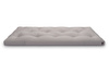 Materac 90x200 naturalny z lateksem - Futon Pascall Slim Duo Latex Szary