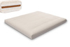 Materac 180x200 naturalny z wełną, kokosem i 2x lateks - Futon Pascall Comfort Wool Ecru