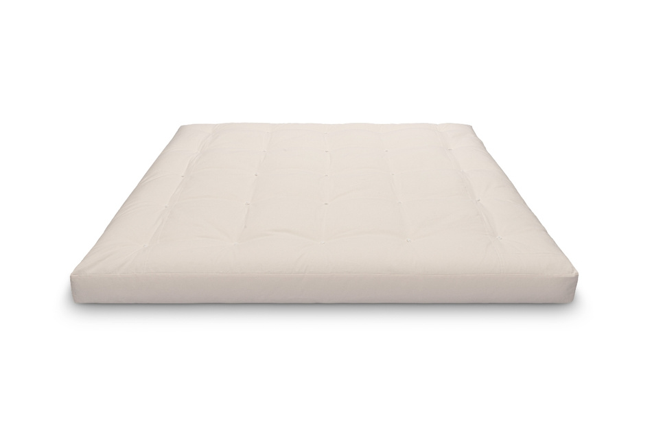 Materac 200x200 naturalny z lateksem - Futon Pascall Comfort Trio Latex Wool Ecru