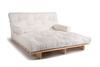 Sofa rozkładana 160x200 - Slim Exclusive Classic - Pascall Futon Ecru