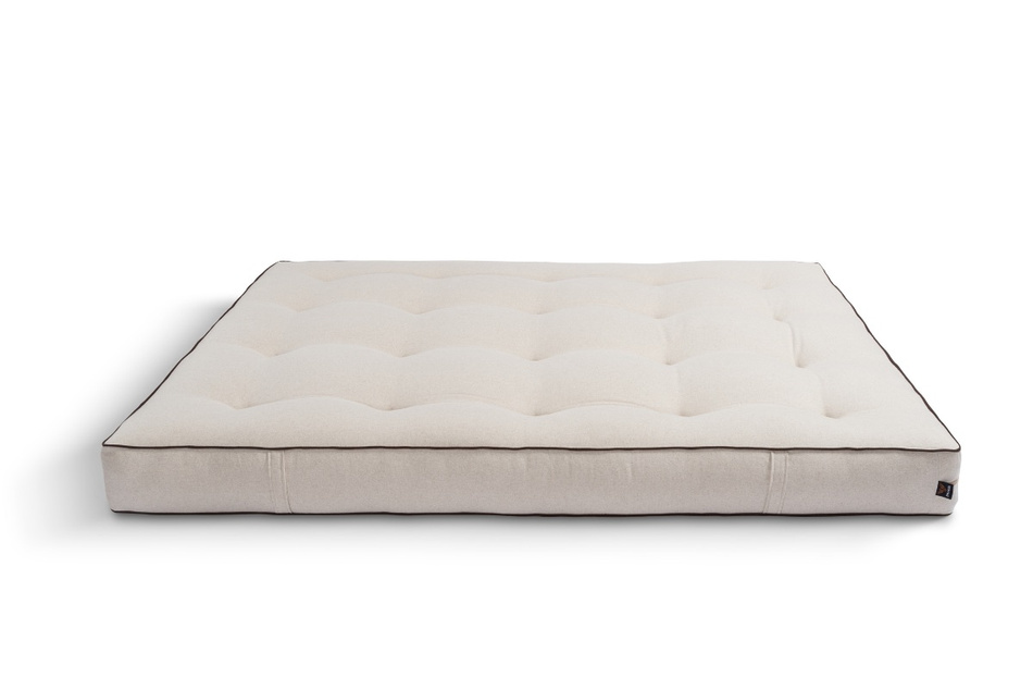 Materac 200x200 naturalny z lateksem i 2x kokosem - Futon Pascall Comfort Relax Hard Kedro Len