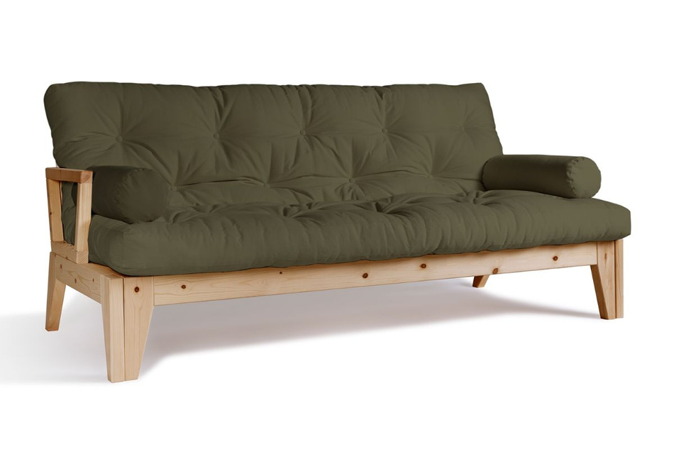 Sofa rozkładana 200 cm - Sakura - Pascall Futon Khaki