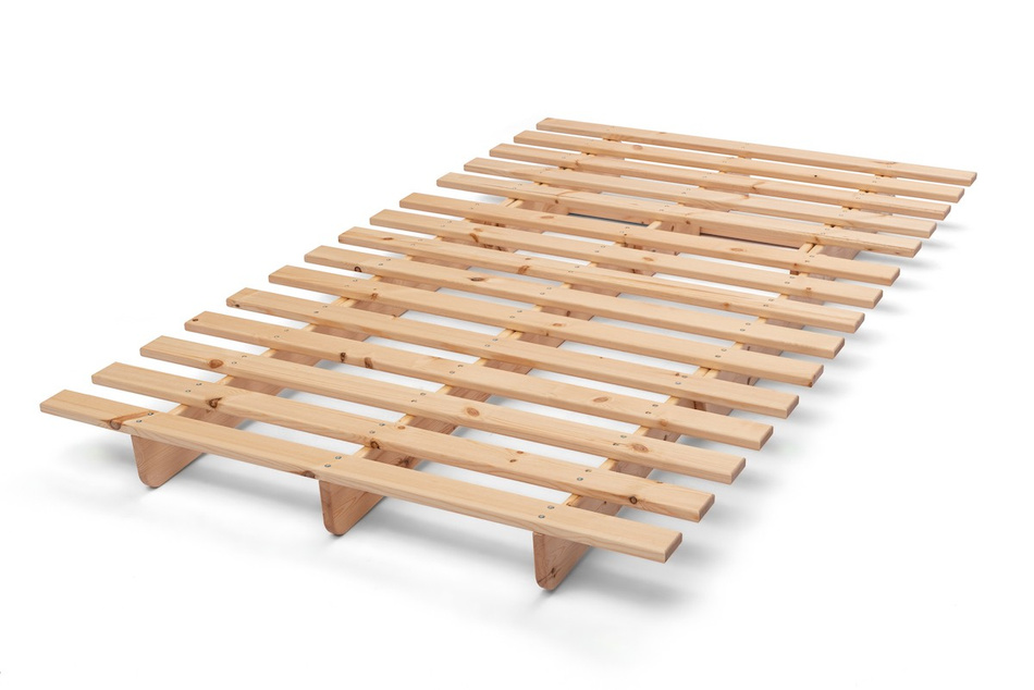 Sofa rozkładana 120x200 - Slim Exclusive Classic - Pascall Futon Szary