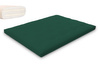Materac 160x200 naturalny z lateksem - Futon Pascall Slim Duo Latex Butelkowa Zieleń