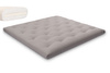 Materac 200x200 naturalny z lateksem - Futon Pascall Slim Latex Szary