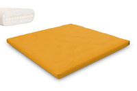 Materac 200x200 naturalny z lateksem - Futon Pascall Slim Latex Miodowy