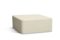 Pufa flexio 85x85 - Pascall - sztruksowy Kremowy