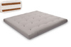 Materac 200x200 naturalny z lateksem i 2x kokosem - Futon Pascall Comfort Relax Hard Szary