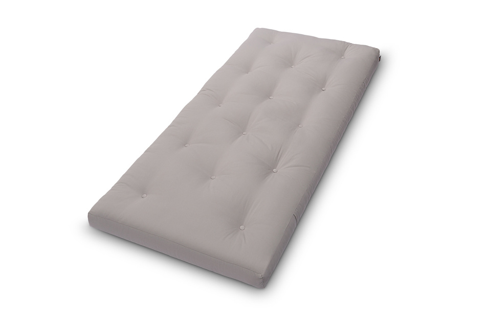 Materac 90x200 naturalny z lateksem - Futon Pascall Slim Latex Szary