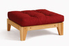 Podnóżek Sakura - Pascall Futon Bordowy