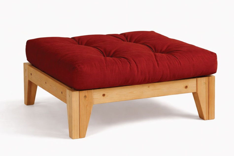 Podnóżek Sakura - Pascall Futon Bordowy