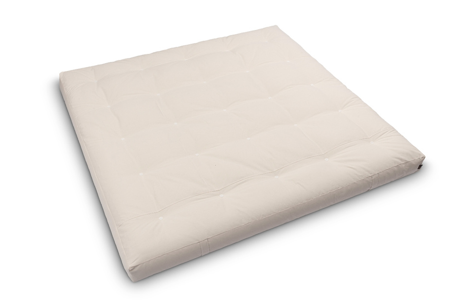 Materac 200x200 naturalny z kokosem - Futon Pascall Medium Duo Coco Ecru