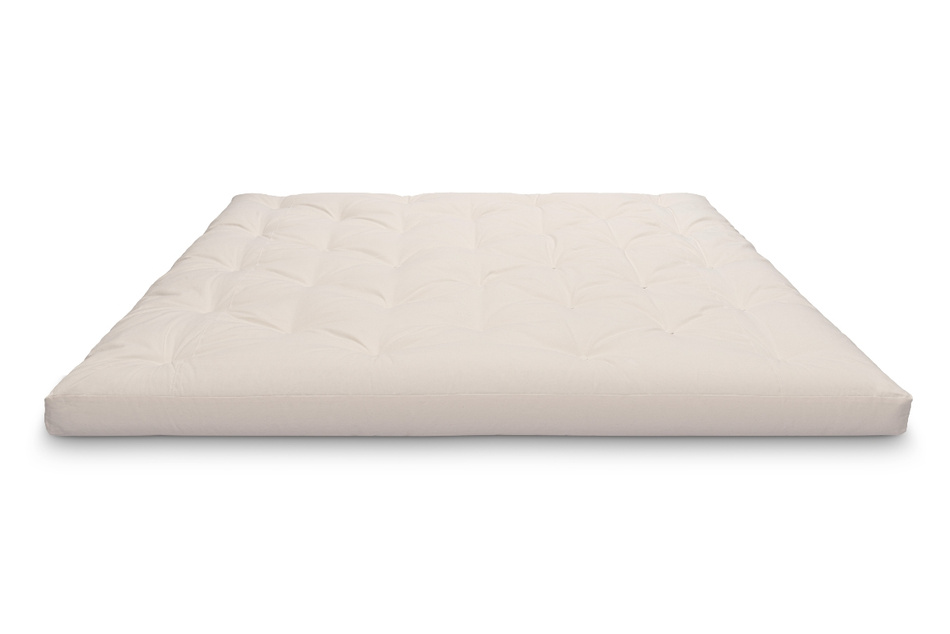 Materac 200x200 naturalny z lateksem - Futon Pascall Slim Duo Latex Khaki