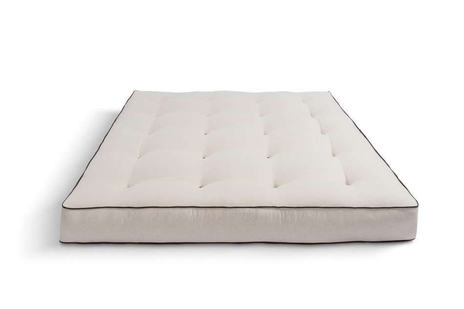 Materac 200x200 naturalny z wełną, kokosem i 2x lateks - Futon Pascall Comfort Wool Kedro Len