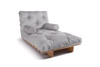 Sofa rozkładana 90x200 - Slim Exclusive Classic - Pascall Futon Gołębi Popiel