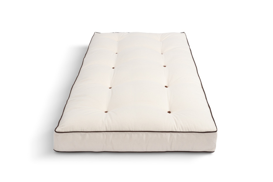 Materac 90x200 naturalny z lateksem - Futon Pascall Medium Latex Kedro Ecru