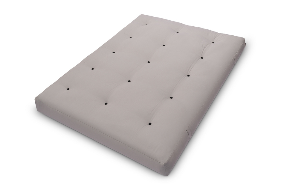 Materac 140x200 naturalny z lateksem i 2x kokosem - Futon Pascall Comfort Relax Hard Szary