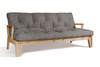 Sofa rozkładana 200 cm - Sakura - Pascall Futon Szary