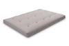 Materac 140x200 naturalny z wełną, lateksem i 2x kokosem - Futon Pascall Comfort Wool Hard Szary