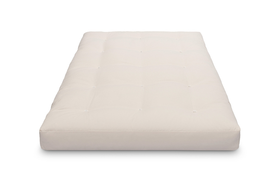 Materac 120x200 naturalny z wełną, kokosem i 2x lateks - Futon Pascall Comfort Wool Ecru