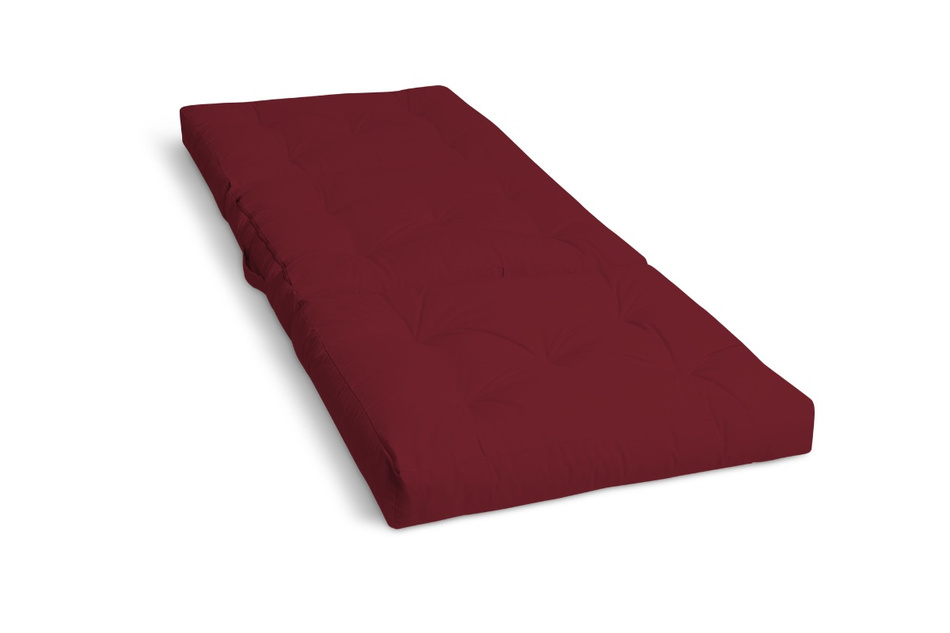 Materac Składany 90x200 - Futon Pascall Flex Natural Bordowy