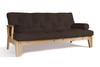 Sofa rozkładana 200 cm - Sakura - Pascall Futon Brązowy