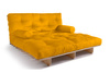 Sofa rozkładana 140x200 - Slim Exclusive Classic - Pascall Futon Miodowy