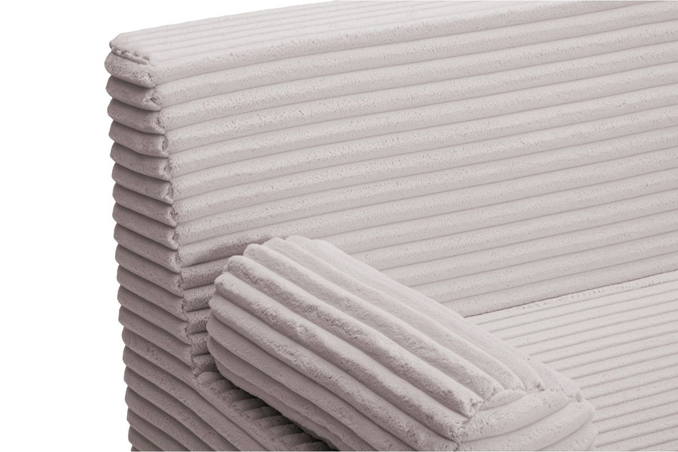 Sofa flexio 85x200 - Pascall - sztruksowy Jasno Szary