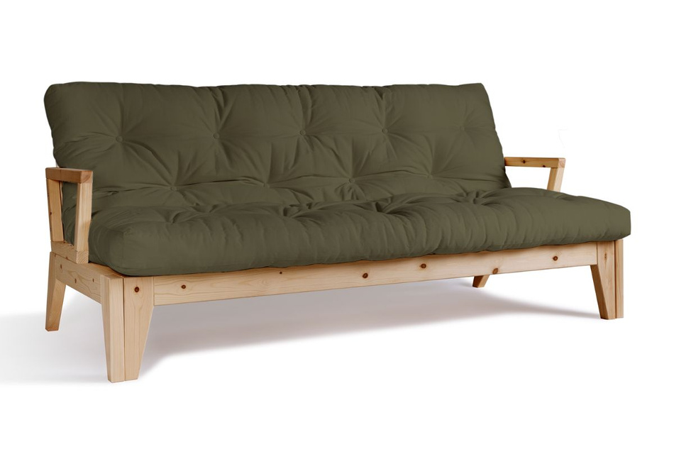 Sofa rozkładana 200 cm - Sakura - Pascall Futon Khaki
