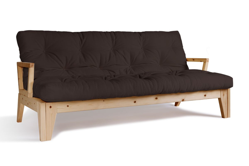 Sofa rozkładana 200 cm - Sakura - Pascall Futon Brązowy