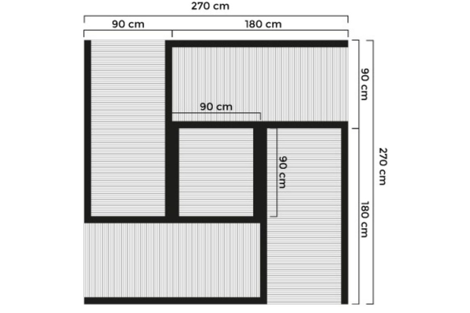 Mata Tatami Pascall 90x180cm