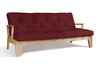 Sofa rozkładana 200 cm - Sakura - Pascall Futon Bordowy