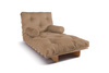 Sofa rozkładana 90x200 - Slim Comfort Classic - Pascall Futon Beżowy