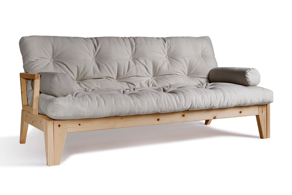 Sofa rozkładana 200 cm - Sakura - Pascall Futon Gołębi Popiel