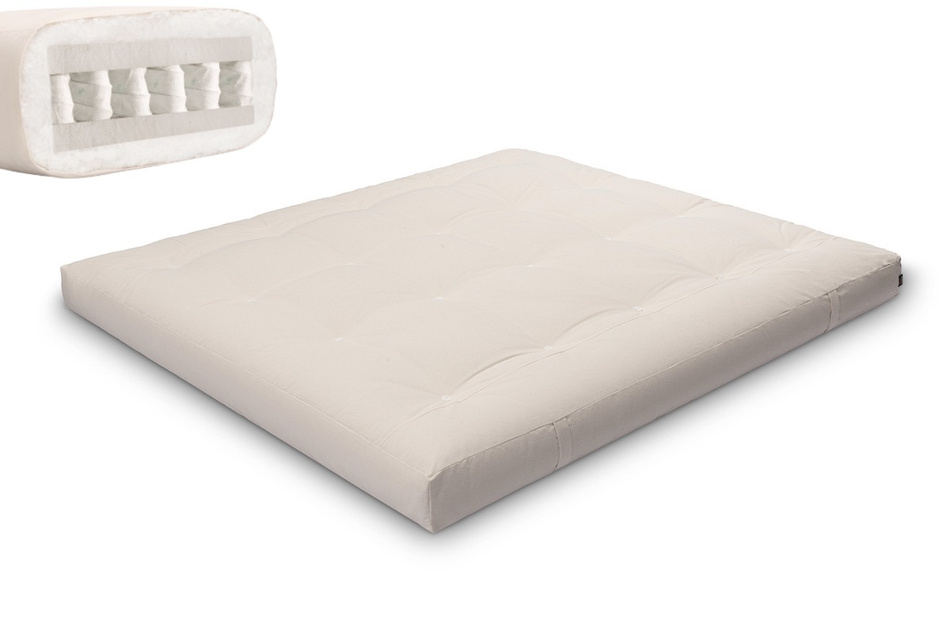 Materac 180x200 - Futon Hybrid Pocket H3 - Pascall Ecru