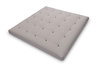 Materac 200x200 naturalny z lateksem i 2x kokosem - Futon Pascall Comfort Relax Hard Szary