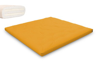 Materac 200x200 naturalny z lateksem - Futon Pascall Slim Duo Latex Miodowy