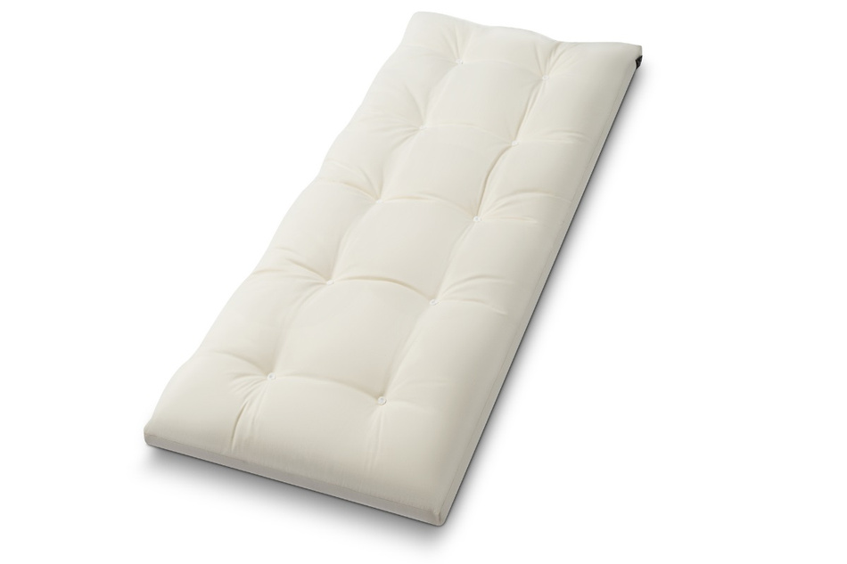 Futon Pascall Travel Natural - Materac 90x200 Butelkowa Zieleń - naturalny