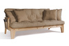 Sofa rozkładana 200 cm - Sakura - Pascall Futon Beżowy