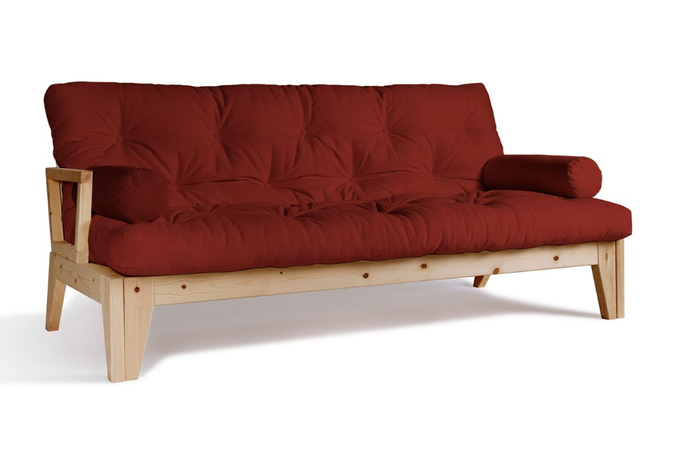 Sofa rozkładana 200 cm - Sakura - Pascall Futon Ceglany