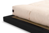 Pascall Łóżko Drewniane 200x200 - Zen Black Tatami