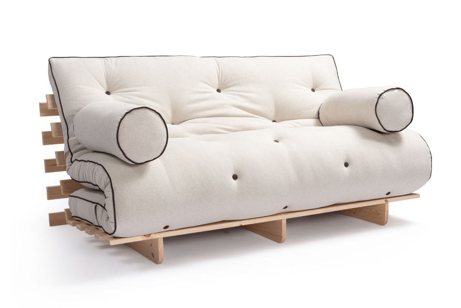 Sofa rozkładana 180x200 - Slim Basic Kedro Classic  - Pascall Futon Len