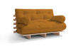 Sofa ogrodowa 160x200 rozkładana - Freedom Classic - Pascall Futon Mostaza