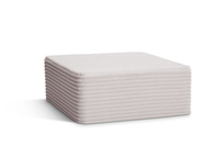Pufa flexio 85x85 - Pascall - sztruksowy Jasno Szary