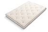 Materac 140x200 naturalny z lateksem - Futon Pascall Slim Duo Latex Kedro Ecru